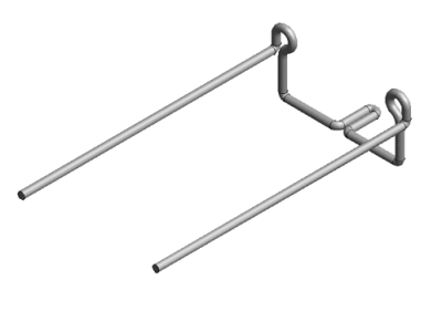 19TH FLAT STRIP LEAF ANCHOR